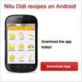 now you can get Nitu Didis recipes on your phone